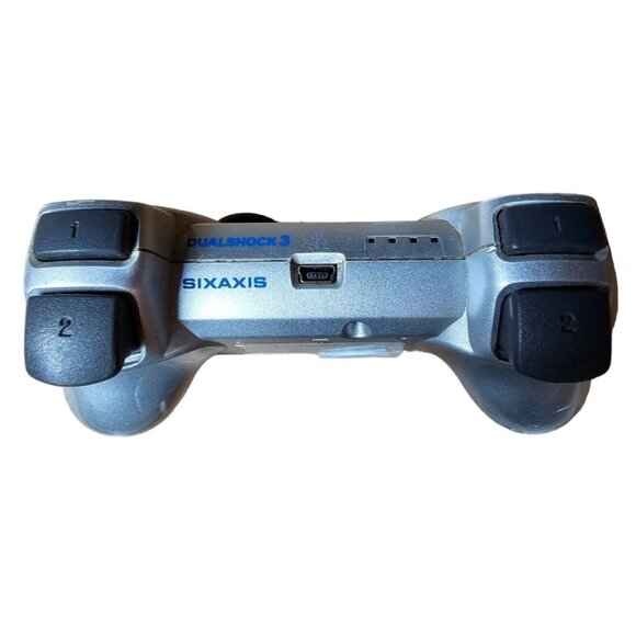 Sony Playstation 3 Silver DualShock 3 Controller Sixaxis FOR PARTS READ DESCRIPT - Picture 9 of 12